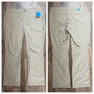 NWT! Columbia Women’s Saturday Trail Pants, Hiking, Plus Size, 22W LONG